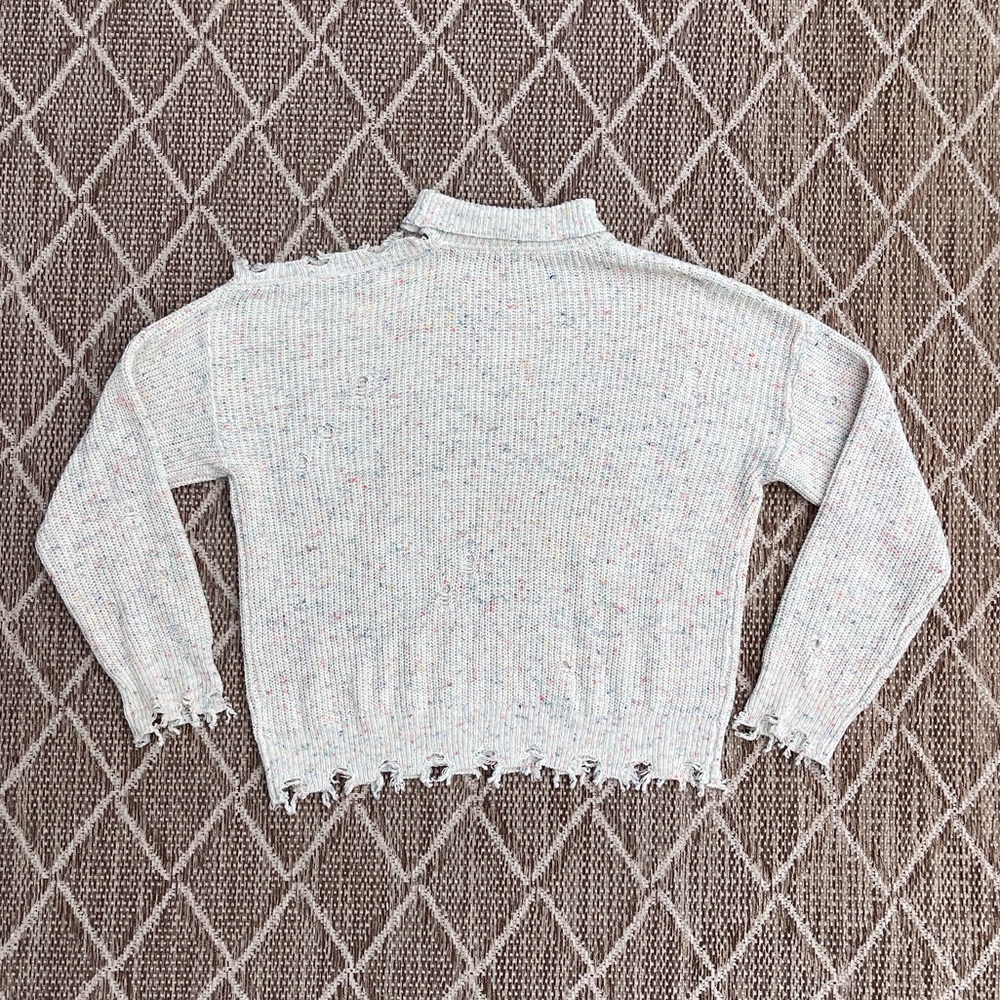 SHEIN Off-the-Shoulder Sweater - Cream